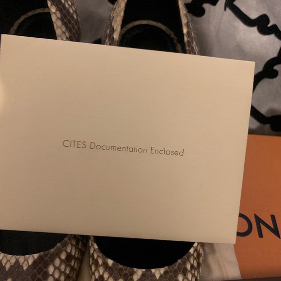 Louis Vuitton exotic skin heels - Picture 7 of 8